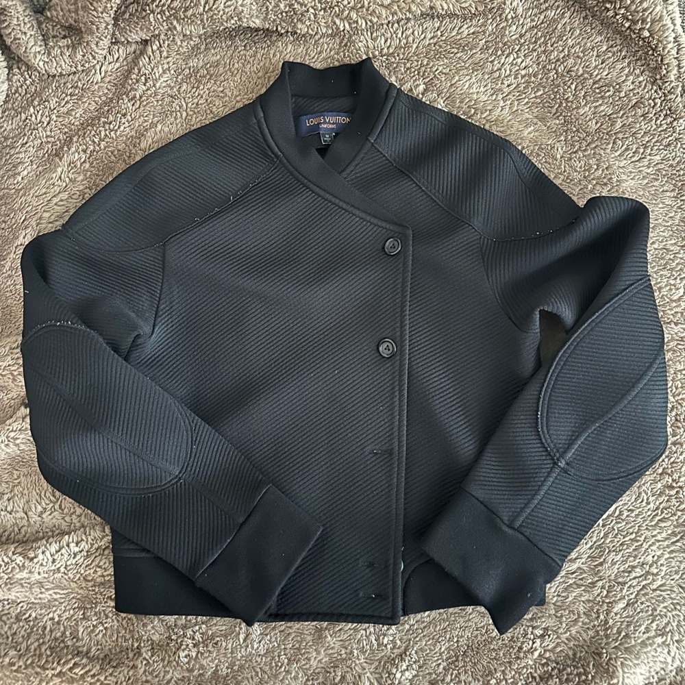 Louis Vuitton Elegant Black Uniform Jacket